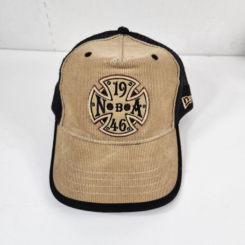 New Era NBA Basketball Corduroy Mesh 1946 Snapback Hat Cap Brown